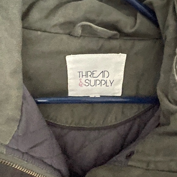 Thread & Supply Jackets & Coats Olive Green Thread And Supply